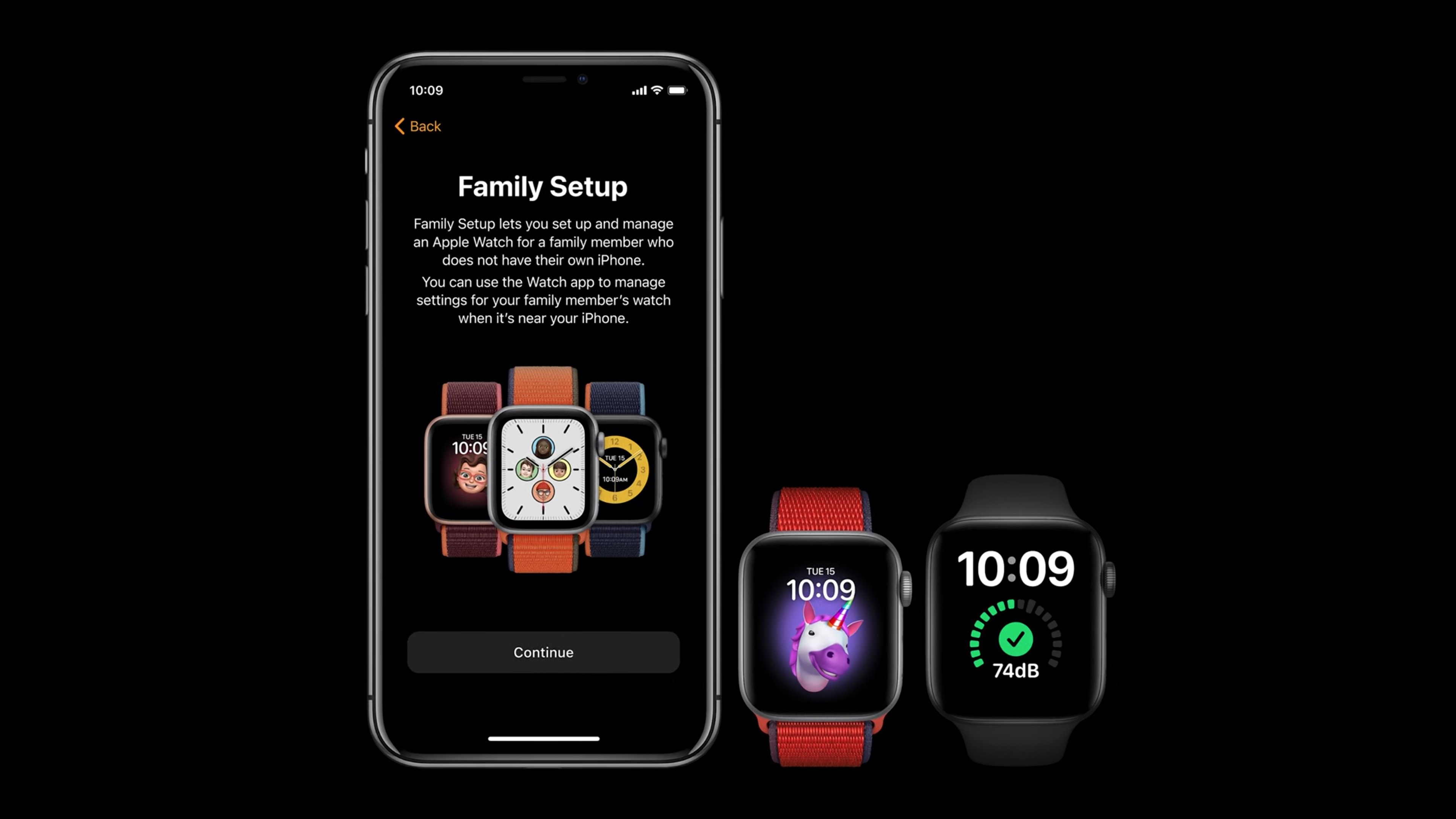Family Setup will work with Apple Watch Series 4 and greater (and certain launch partners)