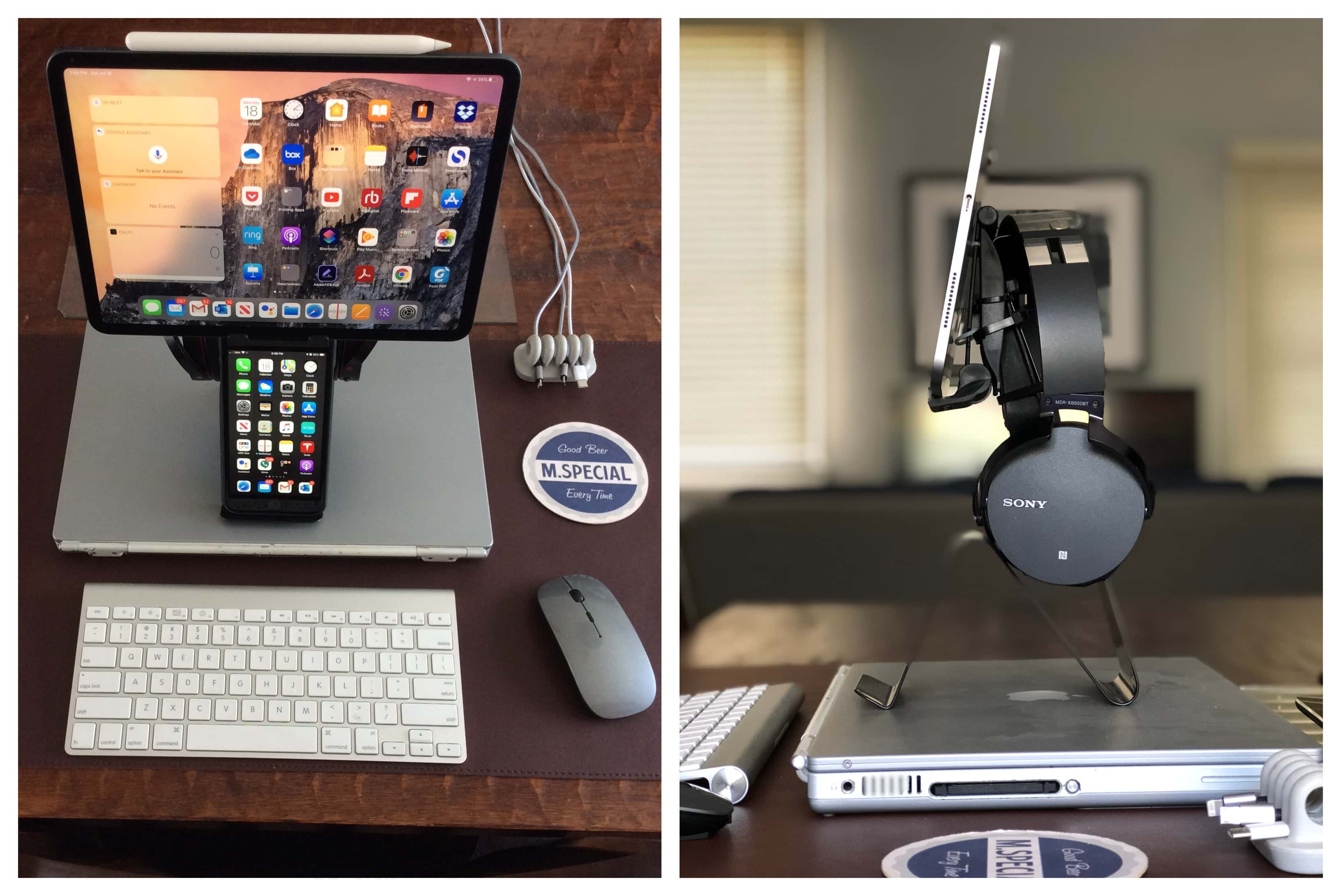 This might be the most unusual iPad Pro stand yet.