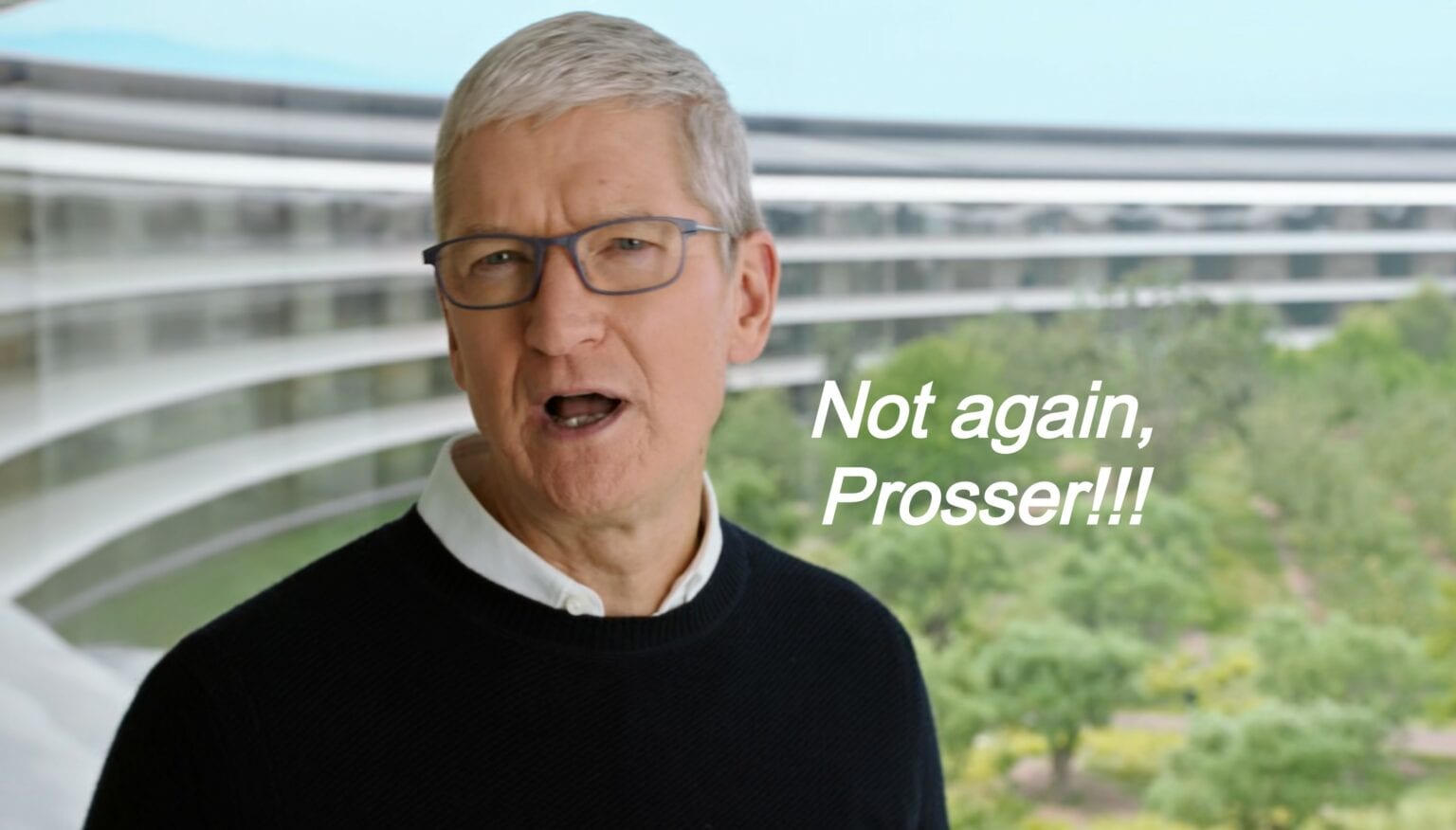 Tim Cook can't be happy about Jon Prosser's latest hits.
