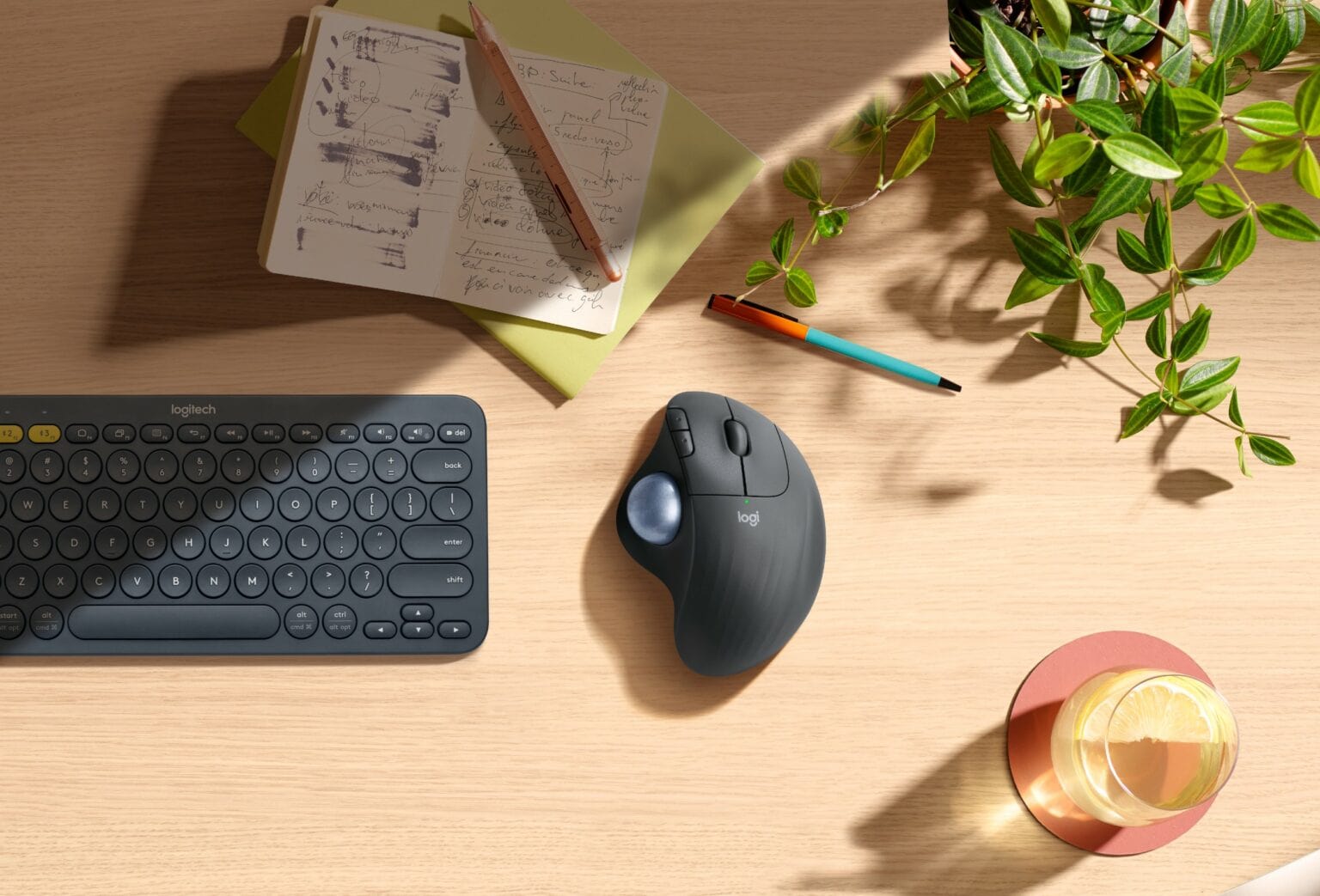 The new Ergo M575 trackball puts your cursor under your thumb.