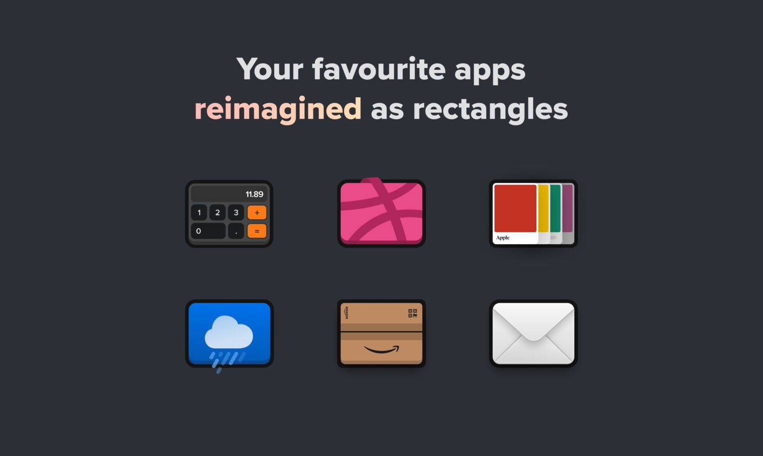 Reimagined icons on iOS 14