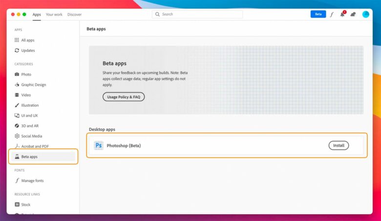 Photoshop for Apple Silicon