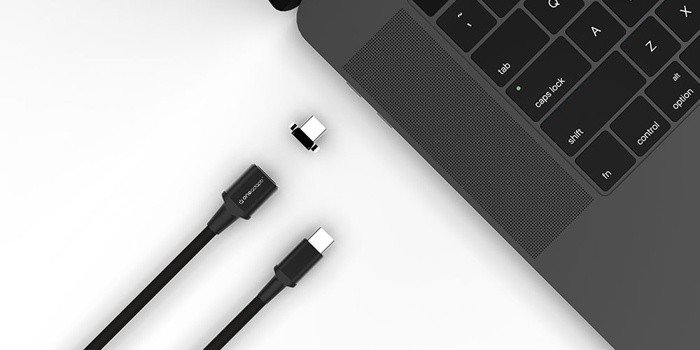 This Evri Magnetic Tip cable works like the old-school MagSafe cables we loved.