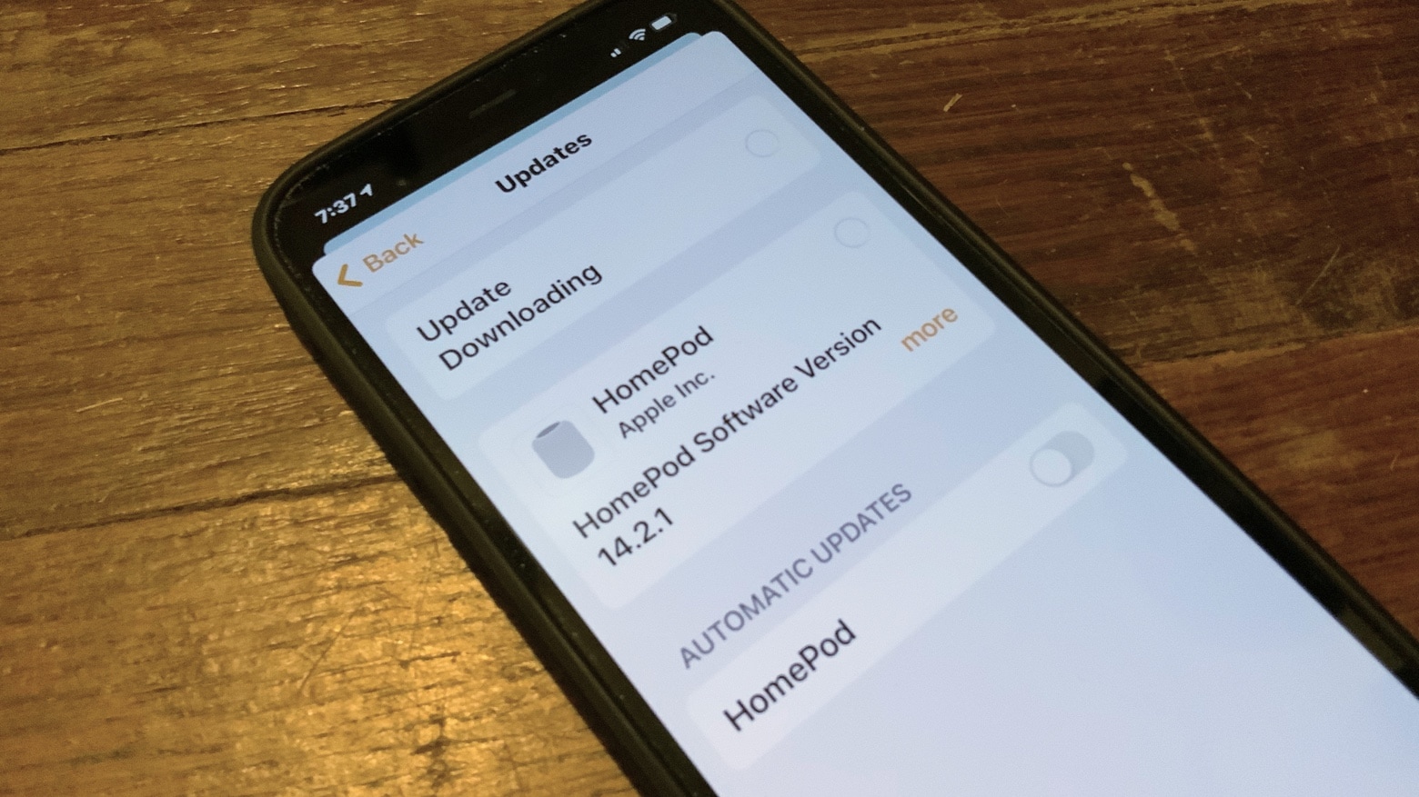 HomePod Software Version 14.2.1 is out.