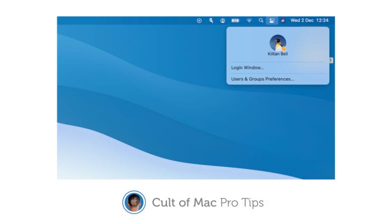 macOS Big Sur fast account switching