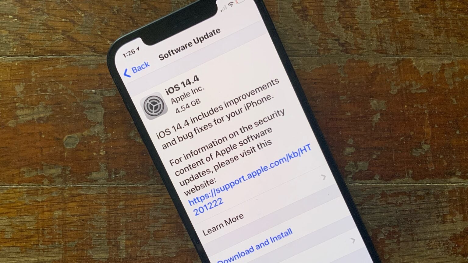 iOS 14.4 debuted to the general public on Tuesday.