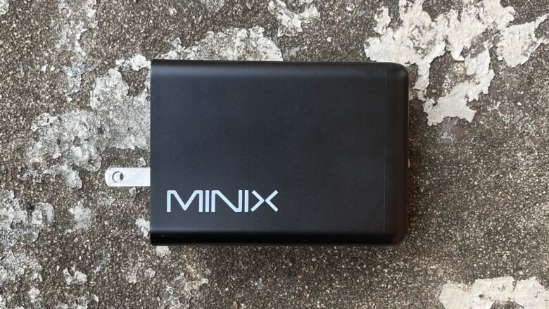 The Minix Neo P2 fits will in a backpack or suitcase.
