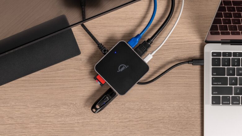 The ‘E’ in OWC USB-C Travel Dock E is for Ethernet.