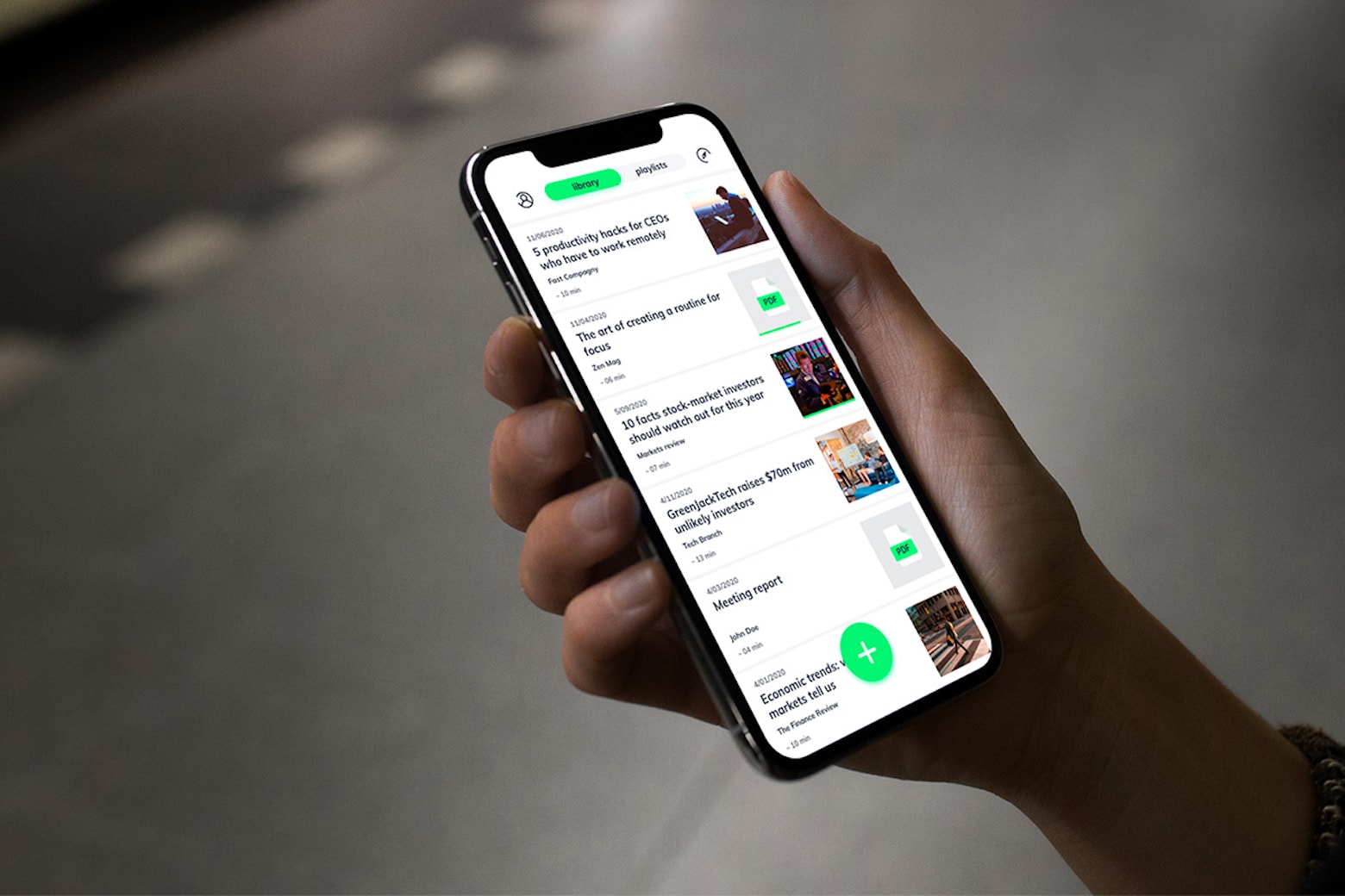 This app allows you to turn newsletters and articles into a podcast