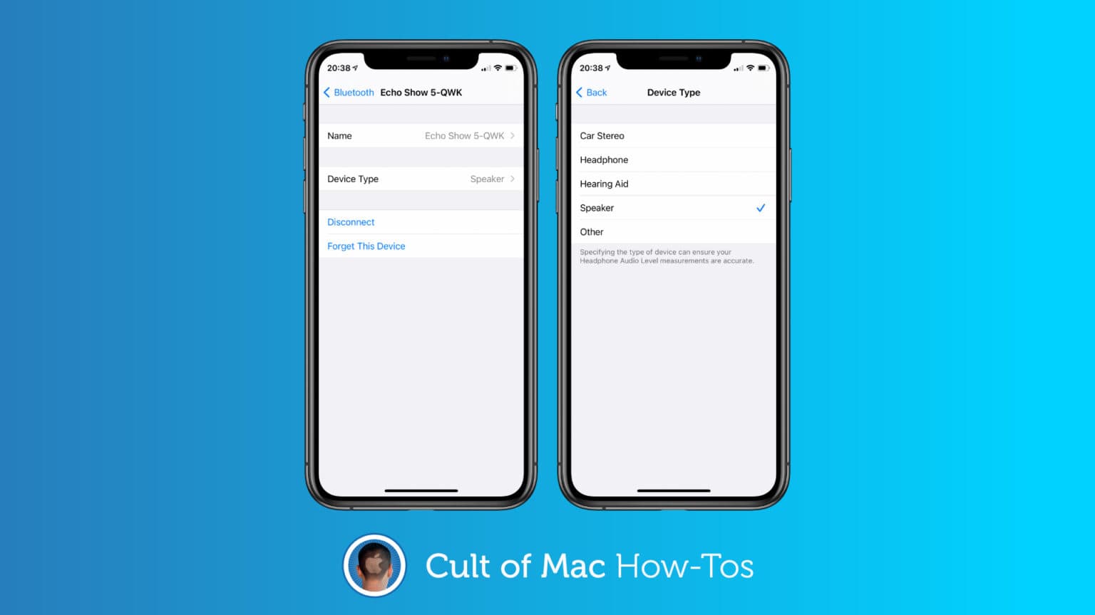 Classify Bluetooth devices in iOS 14