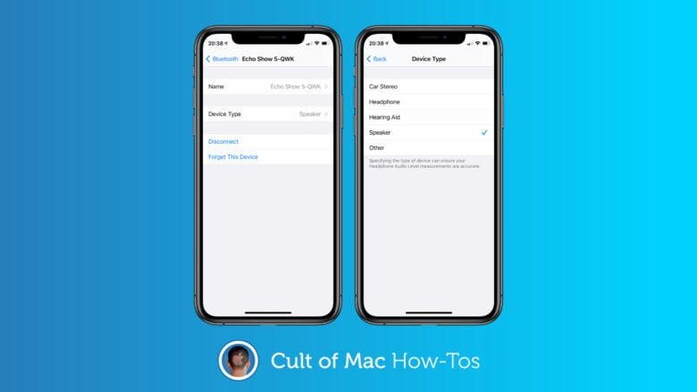 Classify Bluetooth devices in iOS 14