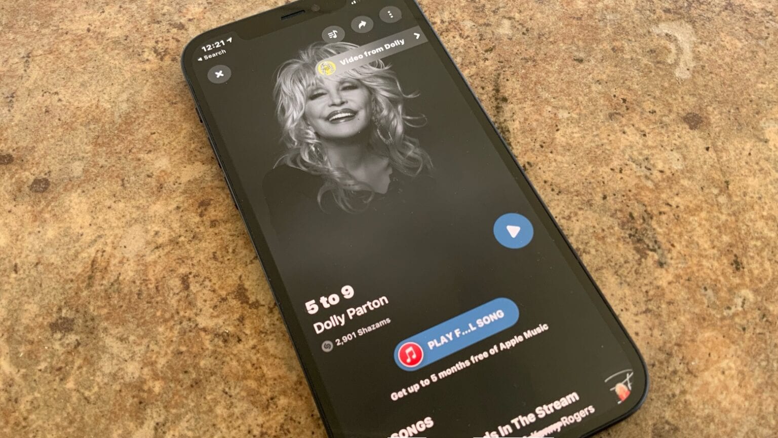 Listen to Dolly Parton in ‘5 to 9’ for 5 free months of Apple Music.