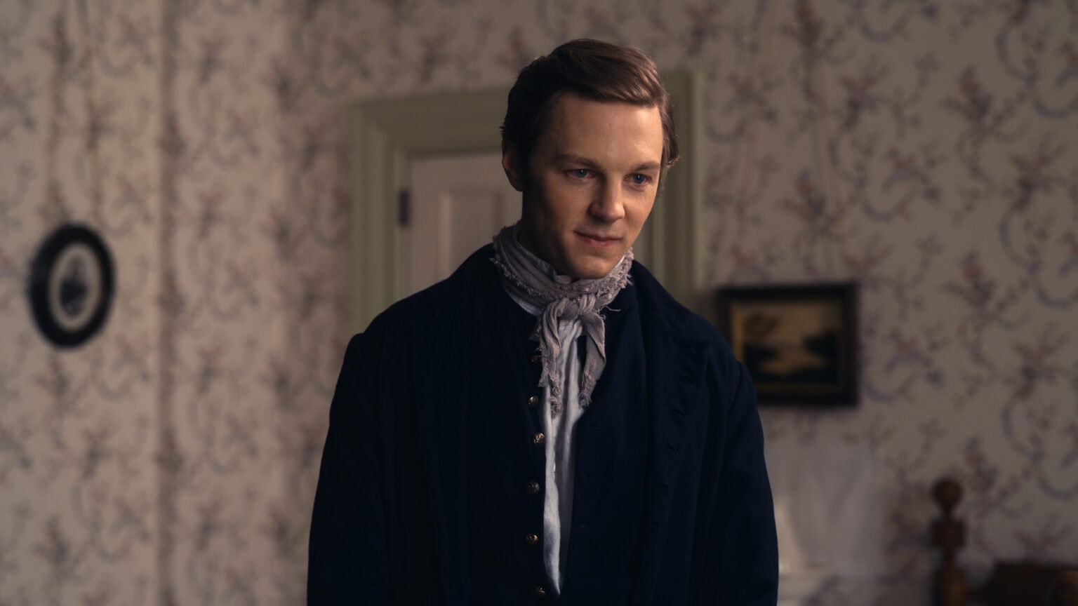 Will Pullen as the ghost of Emily's future on this week's Dickinson