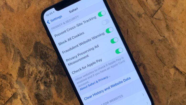Safari Fraudulent Website Warning is an optional feature.