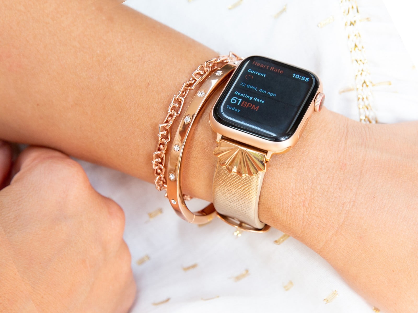 Goldenerre Starburst band for Apple Watch