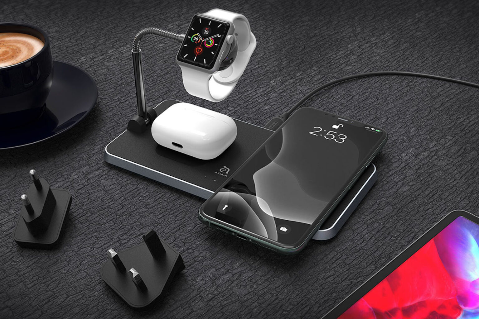 This dock can power up your smartphone, airPods & apple watch all at the same time