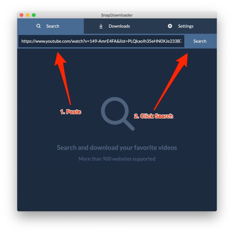Find the videos you want, then download them.