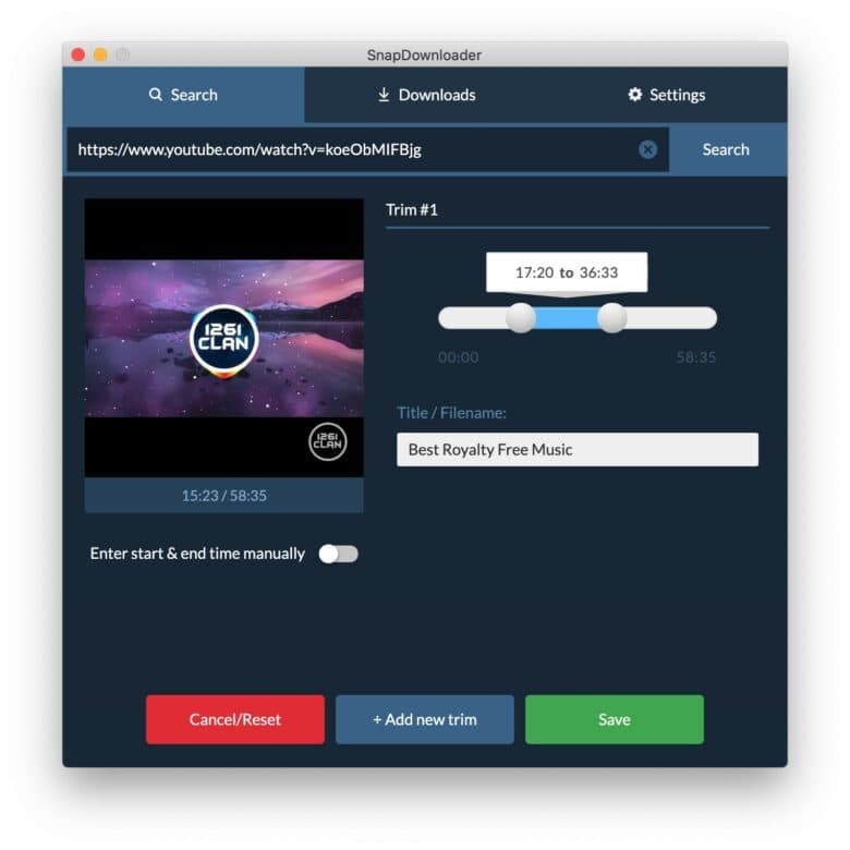 Get ready to convert your videos into the format(s) you want with SnapDownloader.