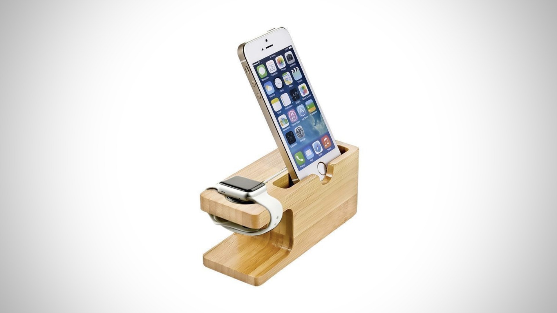 iPhone and Apple Watch dock