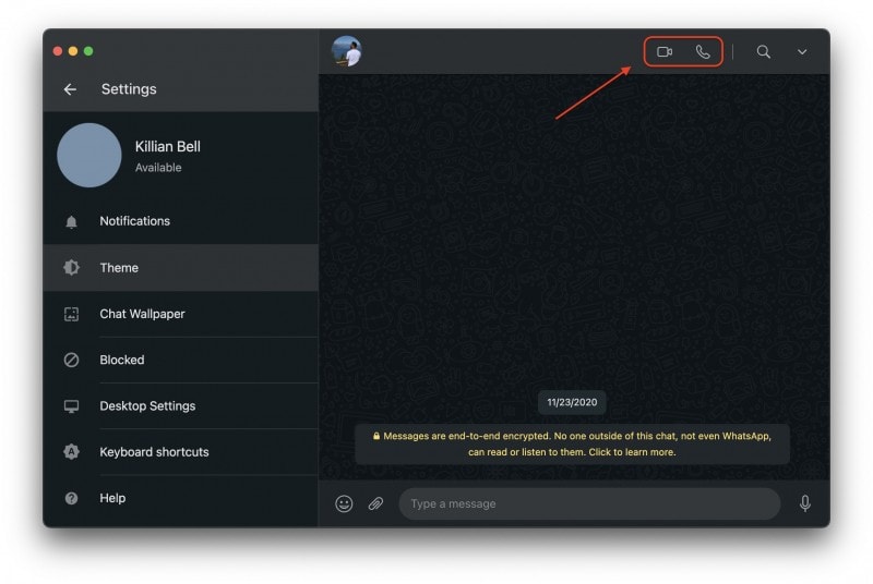 How to make WhatsApp voice and video calls on Mac