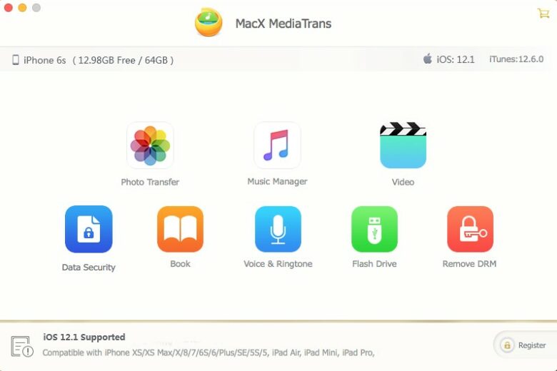 MacX MediaTrans lets you easily shuttle important files between your Mac and your iOS device.