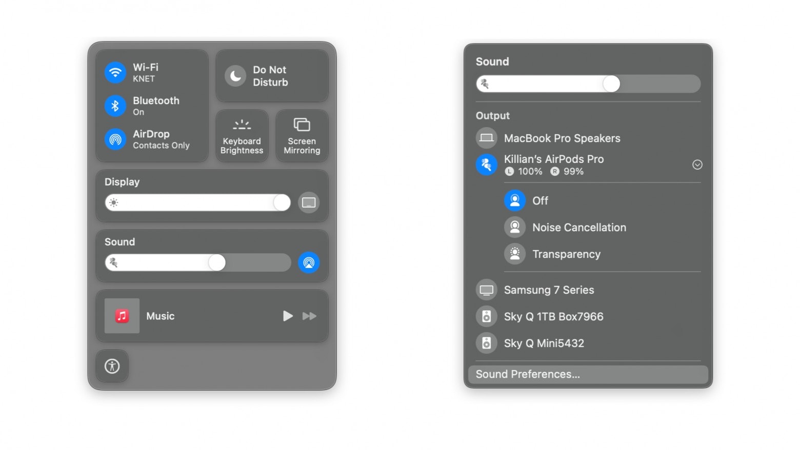 Switch between AirPods audio modes in Control Center [Pro tip]