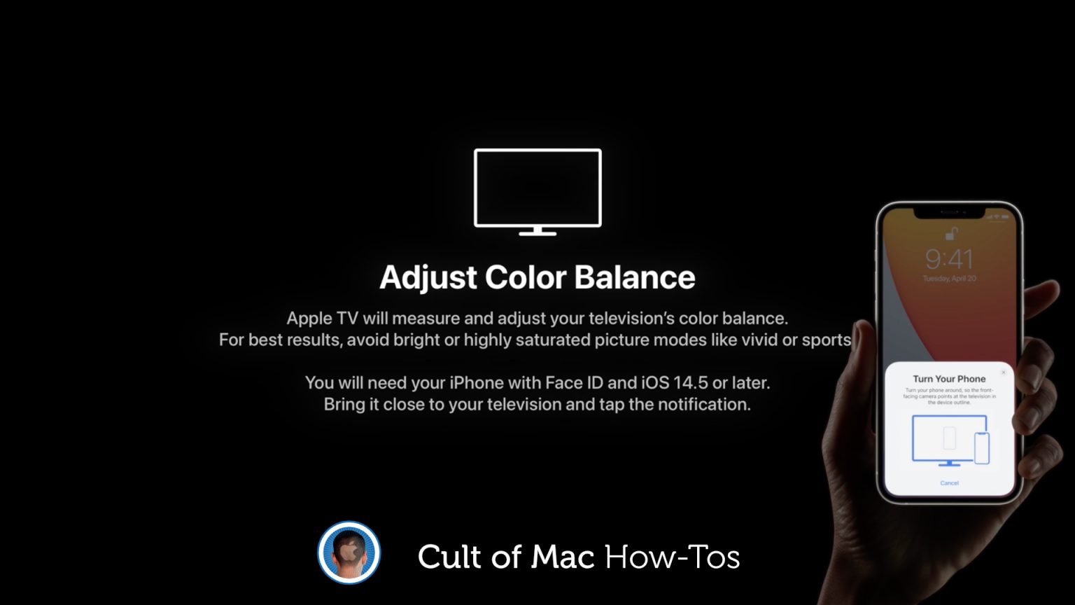 How to color calibrate Apple TV