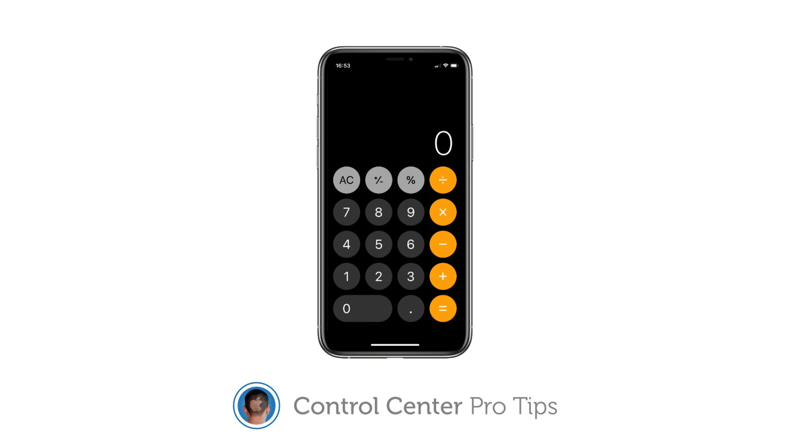 Add the Calculator app to Control Center