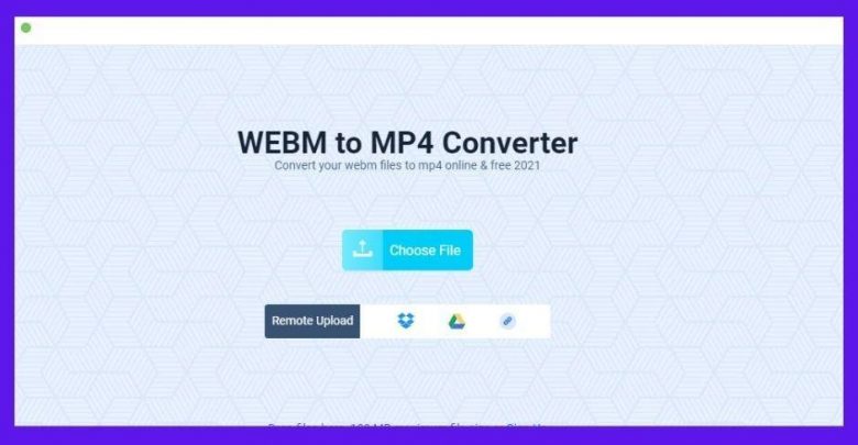 You can quickly convert WebM to MP4 with this free online tool.