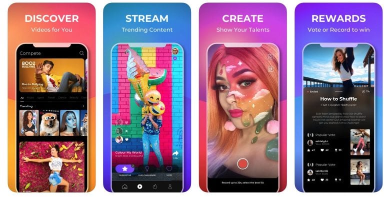 If you like TikTok but wouldn't mind getting paid for your creative clips, Compete is here for you.