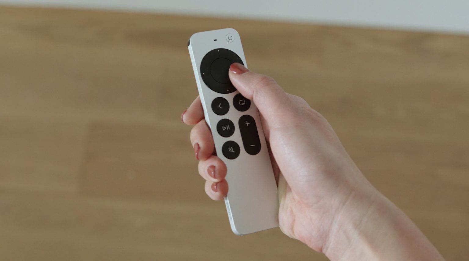 The new Siri Remote comes with exciting new input options, like a jog wheel.