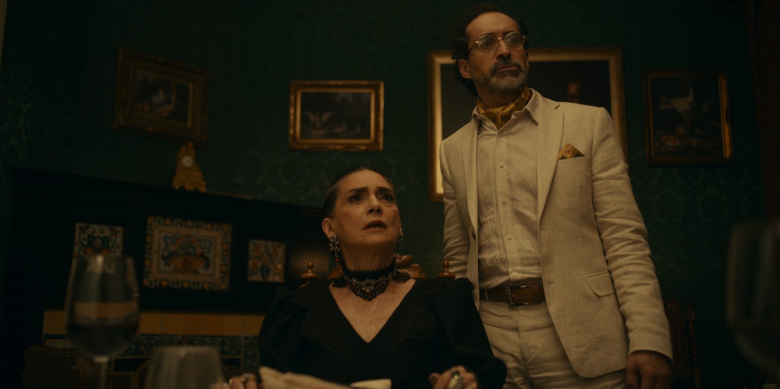 Aunt Lucretia (played by Ofelia Medina) and Enrique (Bruno Bicher) heat things up in this week's episode of The Mosquito Coast (review).