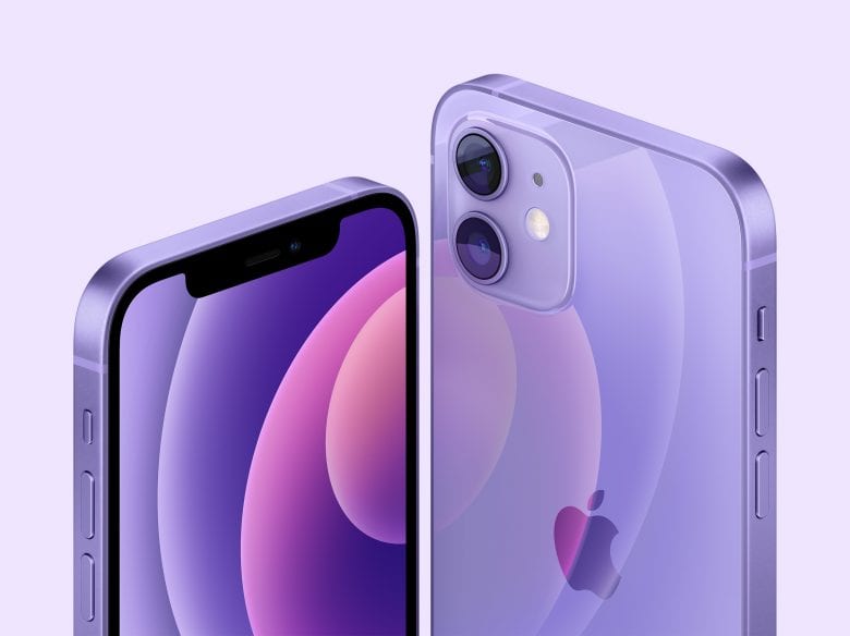 purple iphone 12