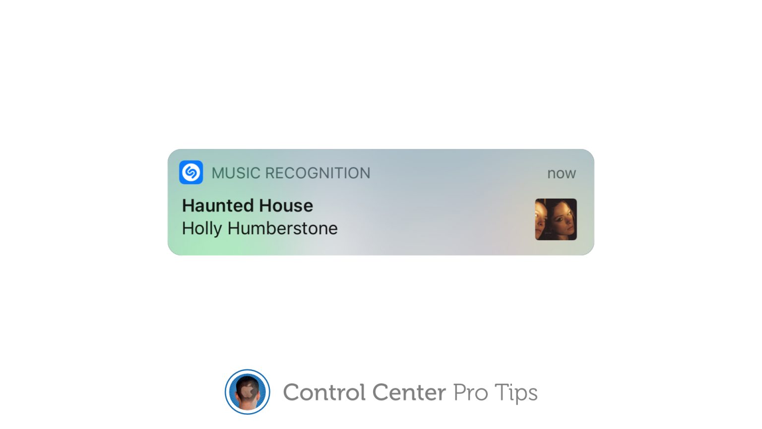 Identify a song with Control Center