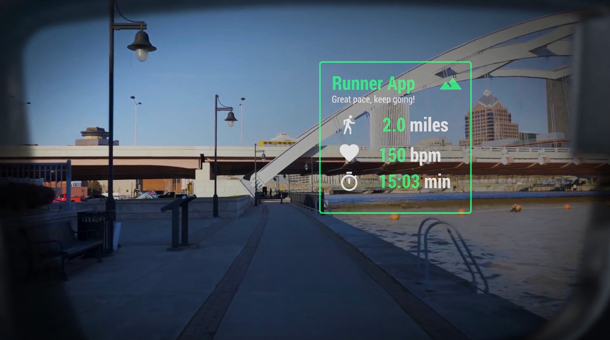 Vuzix Blade demonstrates the potential of AR for runners