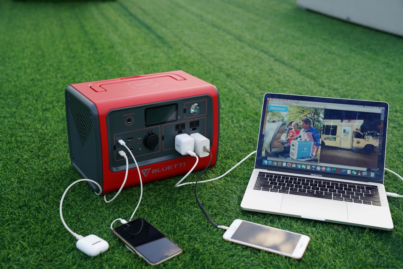 With the Bluetti EB70 Portable Power Station, your devices will be charged no matter what happens.