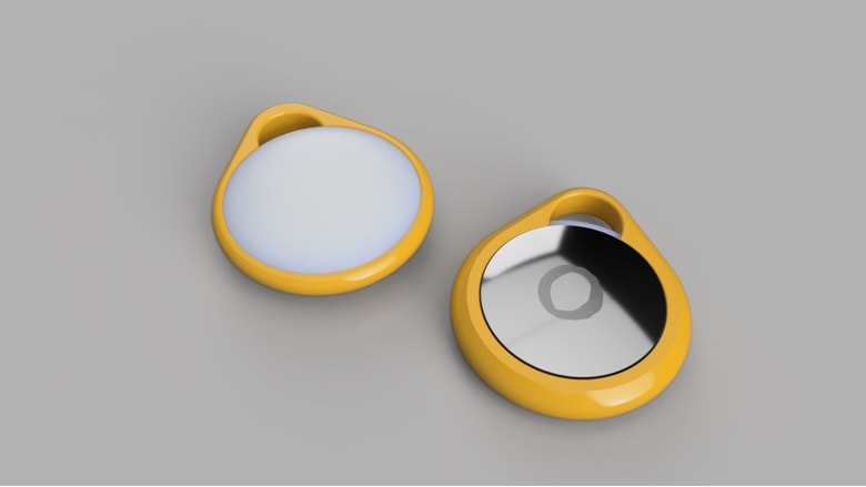 3D printed AirTag key ring holder