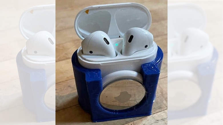 DIY AirTag holder for AirPods case