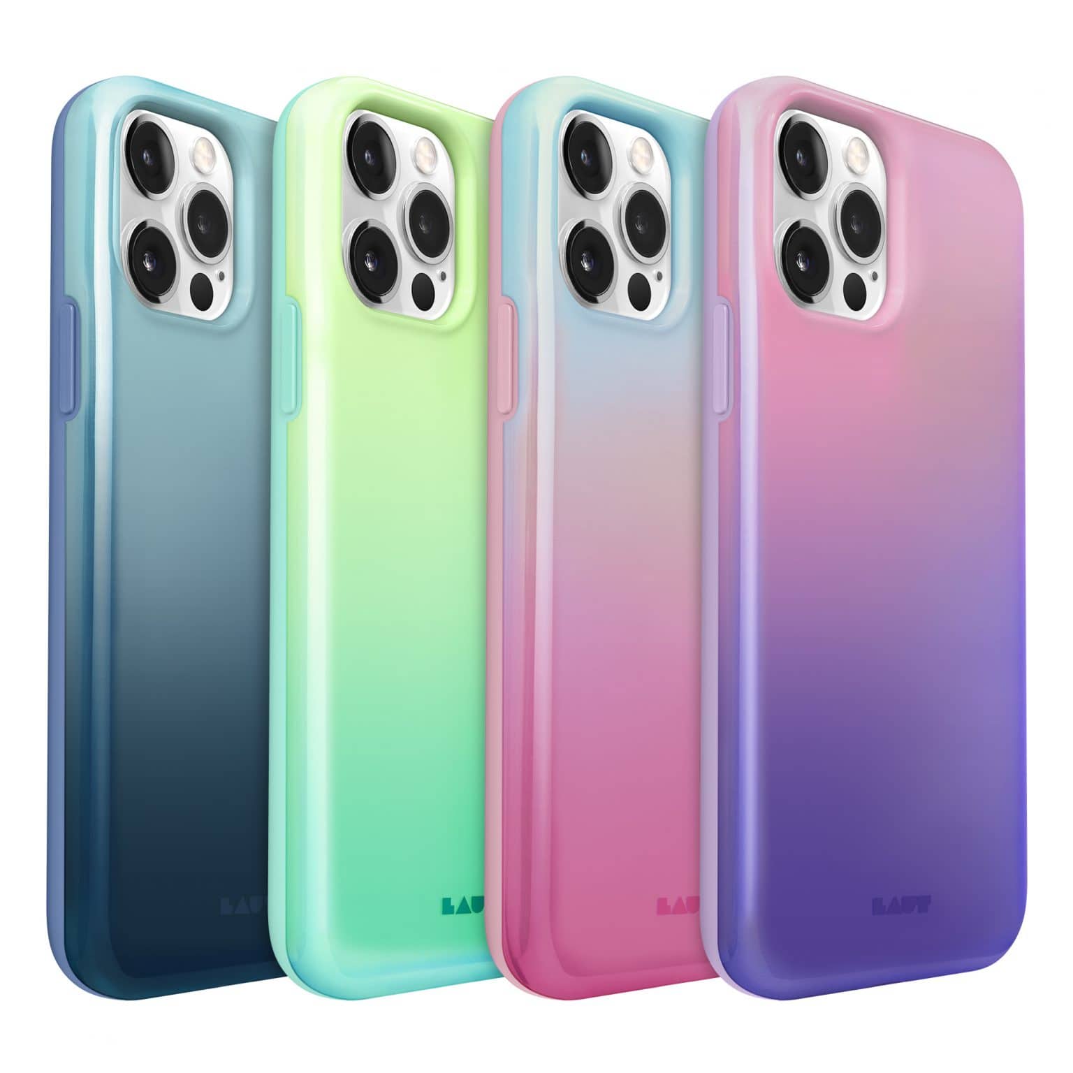 The Huex Fades case for iPhone 12 comes in a variety of iridescent finishes.