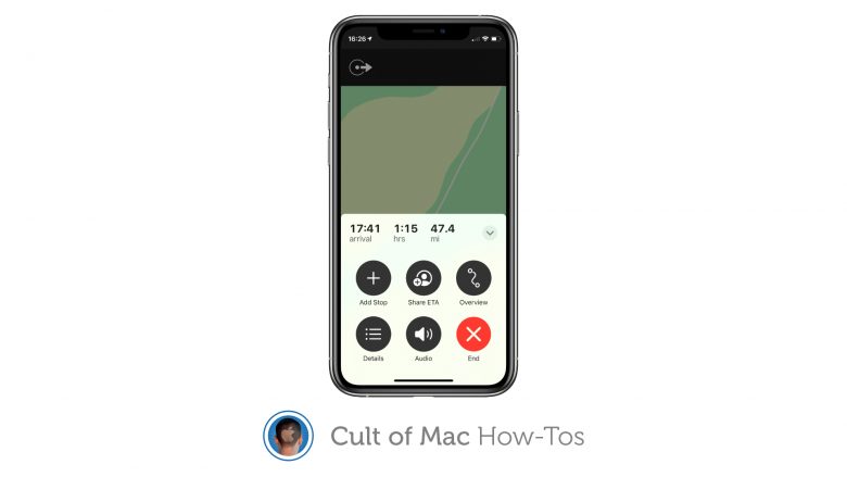 Share your ETA with Apple Maps
