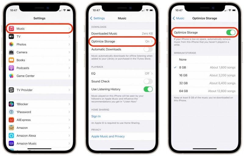 Prevent Downloaded Music From Taking Up Too Much Storage On IPhone