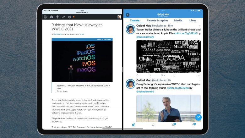 iPadOS 15 multitasking