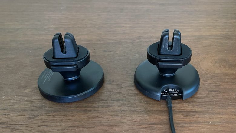 Mophie Snap+ Wireless Vent Mount and Snap Vent Mount Mophie Snap+ Wireless Vent Mount and Snap Vent Mount clips.