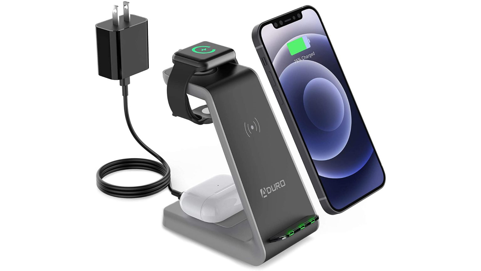 Charging station for iPhone, AirPods, Apple Watch