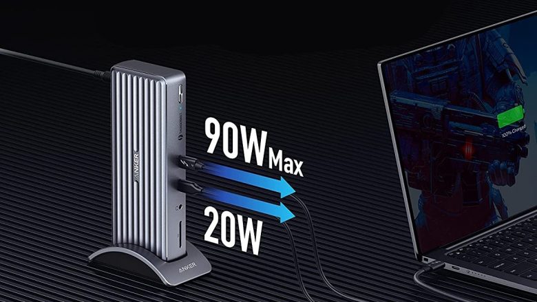 The Anker Apex Thunderbolt 4 dock has a whopping 12 ports.