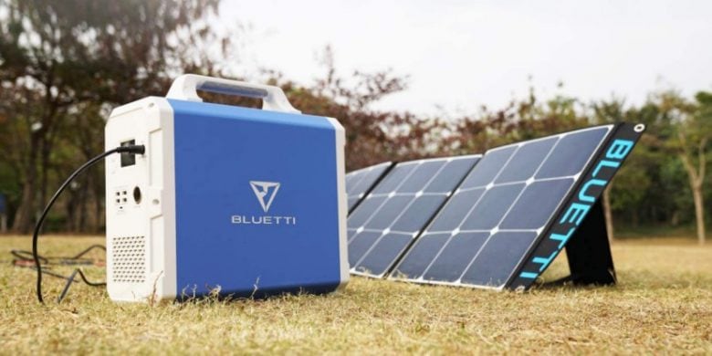 A Bluetti EB150 and a solar panel will keep you powered up anywhere.