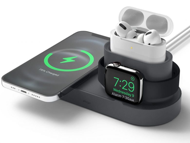 Elago MS MagSafe Charging Hub Trio 1: One convenient spot to charge your iPhone, AirPods and Apple Watch.