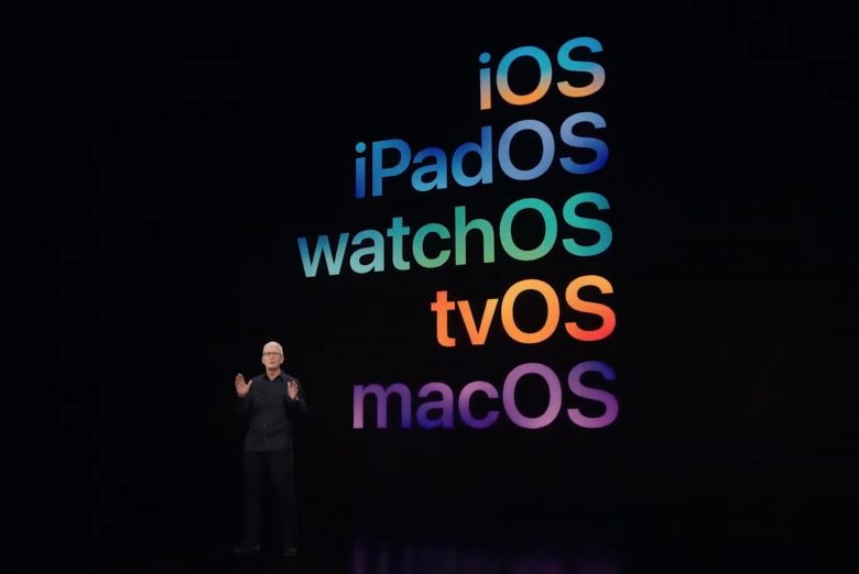Apple CEO Tim Cook wraps the WWDC21 keynote on June 7, 2021.