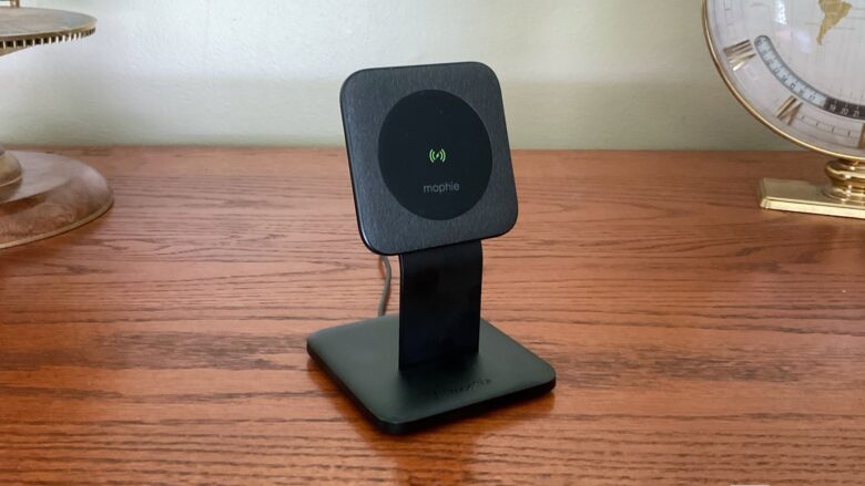 Mophie Snap+ Wireless Charging Stand looks good all on its own.