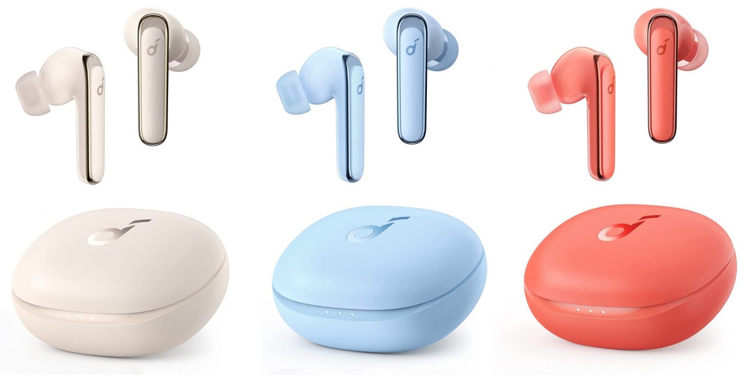 Anker's Life P3 wireless earbuds add noise cancellation and fun colors.